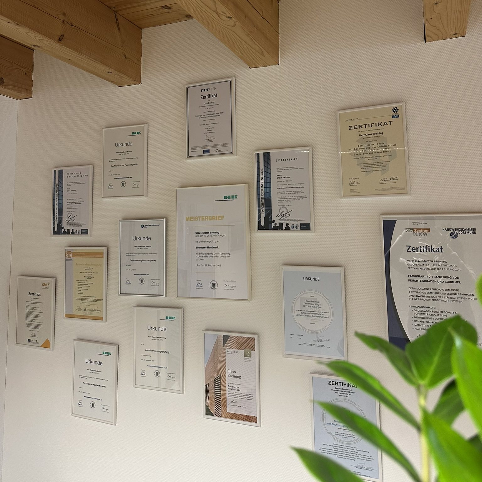 Zertifikate Gebäude Energieberatung